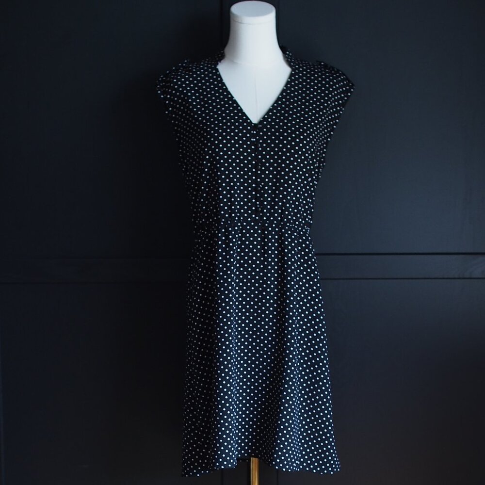 Jacob | Short Sleeve Polka Dot Dress